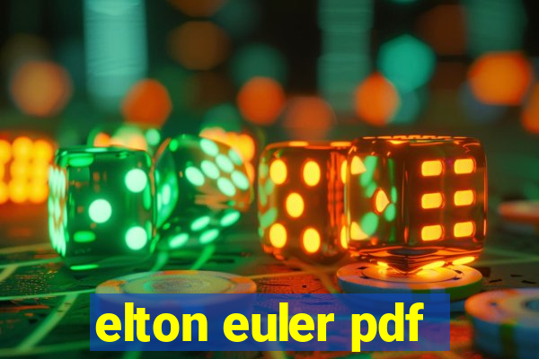 elton euler pdf